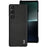 IMAK Ruiyi Series for Sony Xperia 1 V Case Dustproof PU Leather + PC Phone Protector - Black - 1