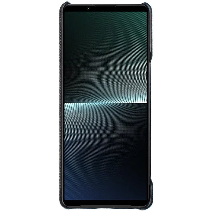 IMAK Ruiyi Series for Sony Xperia 1 V Case Dustproof PU Leather + PC Phone Protector - Black - 6