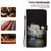 For Samsung Galaxy S23 FE Case PU Leather Pattern Printing Folio Phone Cover - Crystal Peony - 6