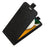For Samsung Galaxy A15 5G Card Holder Phone Case Crazy Horse Texture Cover Leather Shell - Black - 4