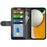 For Samsung Galaxy A15 5G Case PU Leather Cover Magnetic Cell Phone Stand Wallet - Black - 2