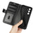 For Samsung Galaxy A15 5G Case PU Leather Cover Magnetic Cell Phone Stand Wallet - Black - 5