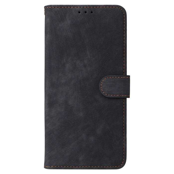 For Google Pixel 7 5G Case PU Leather RFID Blocking Wallet Cover with Strap - Black - 6