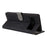 For Google Pixel 7 Pro 5G Case RFID Blocking Phone Leather Cover with Strap - Black - 4