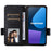 For Fairphone 5 Case Litchi Texture PU Leather Phone Cover with Strap - Black - 2