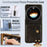 For TECNO Phantom V Flip Case PU Leather+PC Phone Cover with Bottle Opener - Black - 2