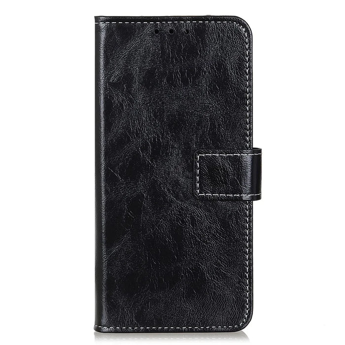 For Samsung Galaxy S25 / S24 Case Wallet Stand Protective Phone Cover - Black - 6
