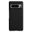 MELKCO For Google Pixel 8 Pro Case Genuine Cow Leather Coated PC Phone Protective Cover - Black - 1