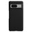 MELKCO For Google Pixel 8 Cover Microfiber Lining Genuine Cow Leather+PC Phone Case - Black - 1