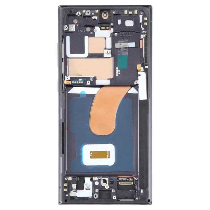 For Samsung Galaxy S23 Ultra S918 Grade C OLED Screen and Digitizer Assembly + Frame (without Logo) - Black - 3
