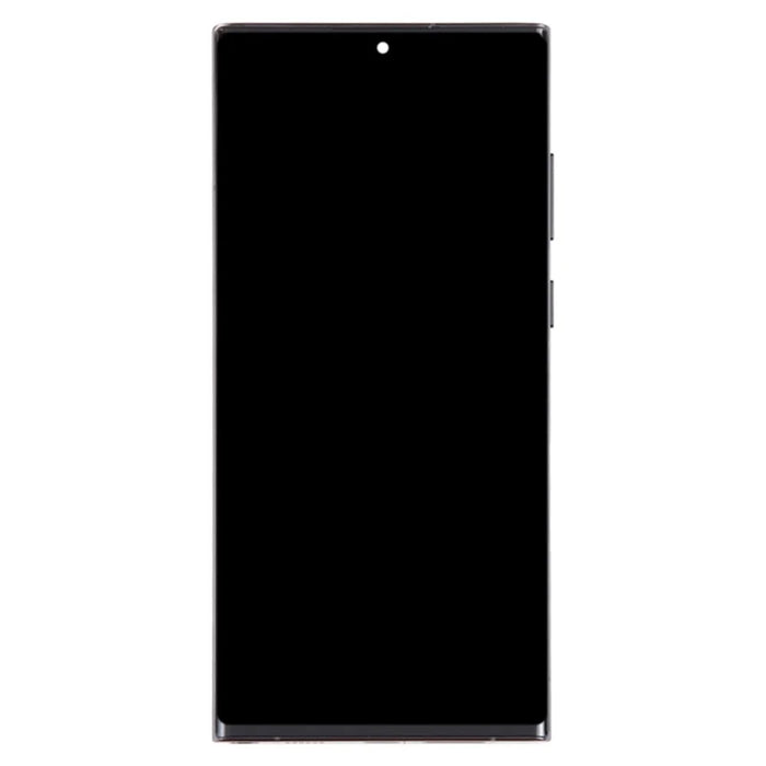 For Samsung Galaxy S22 Ultra 5G S908 Grade C OLED Screen and Digitizer Assembly + Frame (without Logo) - Black - 2