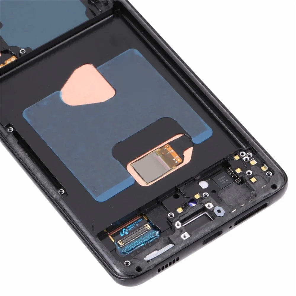 For Samsung Galaxy S21+ 5G G996 Grade C OLED Screen and Digitizer Assembly + Frame (without Logo) - Black - 5