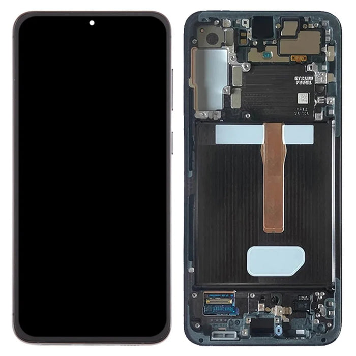 For Samsung Galaxy S22+ 5G S906 Grade C OLED Screen and Digitizer Assembly + Frame (without Logo) - Black - 1