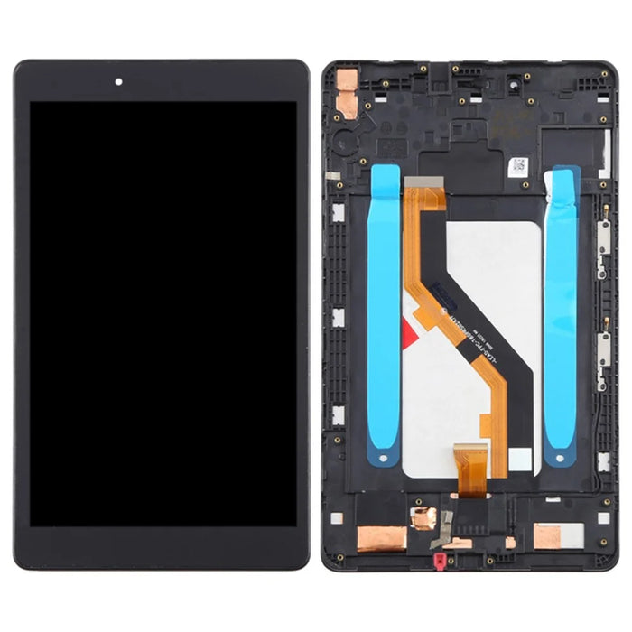 For Samsung Galaxy Tab A 8.0 (2019) SM-T290 (Wi-Fi) Grade B LCD Screen and Digitizer Assembly + Frame Replacement Part (without Logo) - Black - 1