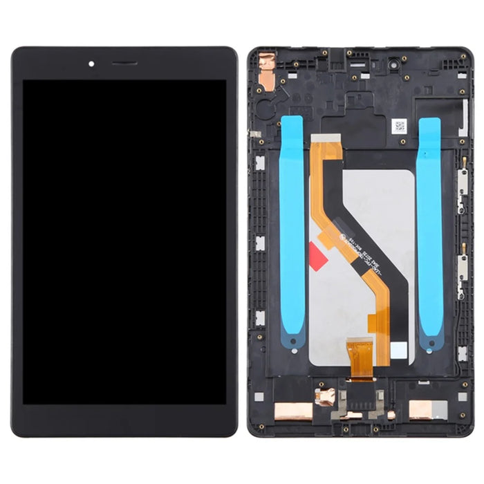 For Samsung Galaxy Tab A 8.0 (2019) SM-T295 (LTE) Grade B LCD Screen and Digitizer Assembly + Frame Replacement Part (without Logo) - Black - 1