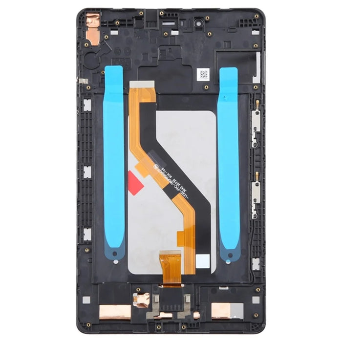 For Samsung Galaxy Tab A 8.0 (2019) SM-T295 (LTE) Grade B LCD Screen and Digitizer Assembly + Frame Replacement Part (without Logo) - Black - 3