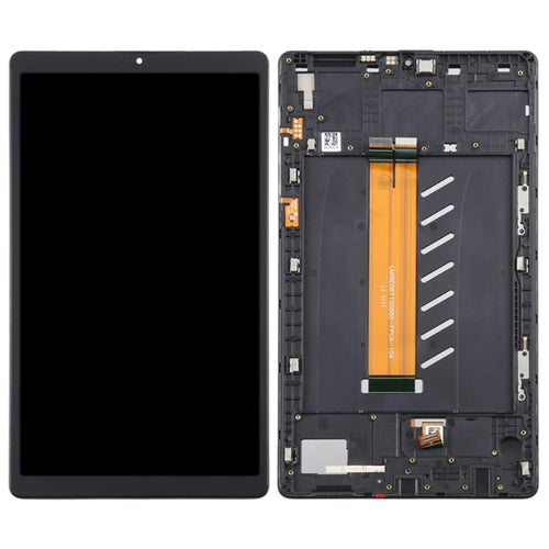 For Samsung Galaxy Tab A7 Lite 8.7-inch SM-T225 (LTE ) Screen Replacement Grade B LCD Screen and Digitizer Assembly + Frame (Without Logo) - Black - 1