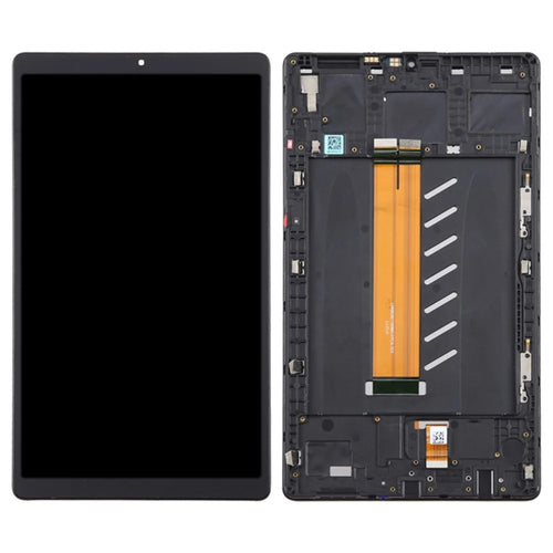 For Samsung Galaxy Tab A7 Lite 8.7-inch SM-T220 (Wi-Fi) Grade B LCD Screen and Digitizer Assembly + Frame Replacement Part (without Logo) - Black - 1