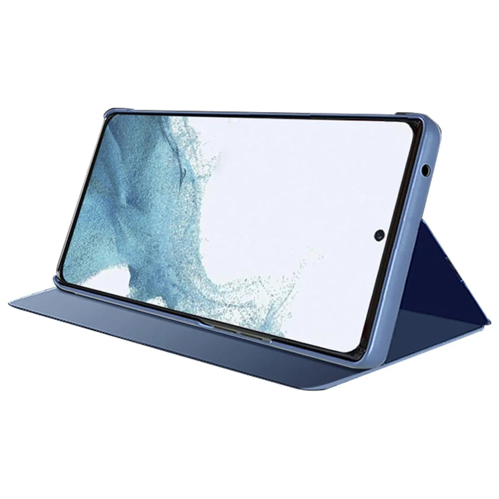 For Samsung Galaxy A15 4G Flip Leather Cover with Stand Full Body Protective Phone Case - Blue - 2