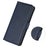 For Samsung Galaxy S25 / S24 Case Cowhide Texture Leather Cell Phone Stand Cover - Blue - 5