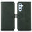 For Samsung Galaxy S25+ / S24+ Case Phone Stand Cover Cowhide Texture PU Leather Shell Wallet - Green - 1