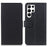 For Samsung Galaxy S24 Ultra Case PU Leather Phone Cover with Wallet Stand Function - Black - 1