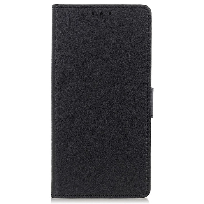 For Samsung Galaxy S24 Ultra Case PU Leather Phone Cover with Wallet Stand Function - Black - 6