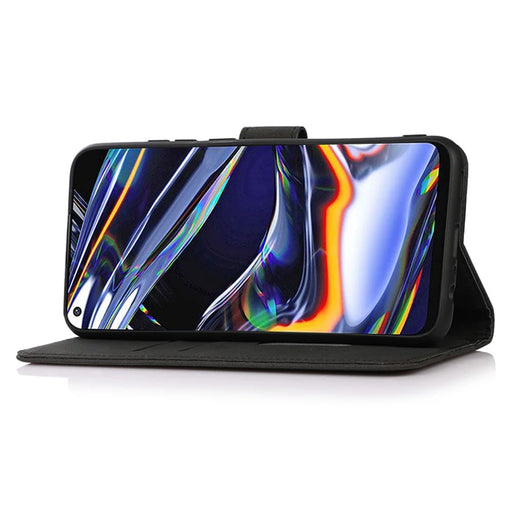 KHAZNEH For Samsung Galaxy S24 Ultra Case PU Leather Cover Magnetic Phone Stand Shell Wallet - Black - 2