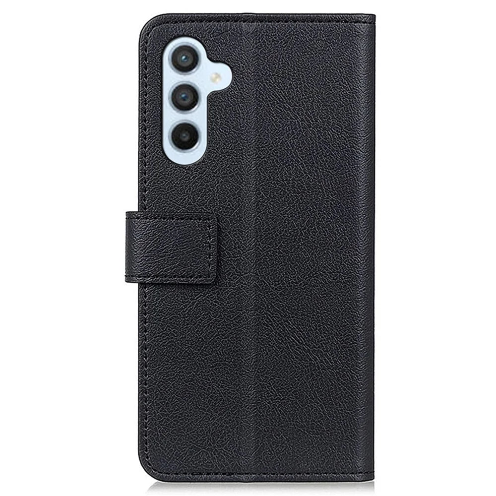 For Samsung Galaxy S25+ / S24+ Case Shockproof PU Leather Phone Cover Wallet Stand Shell - Black - 7