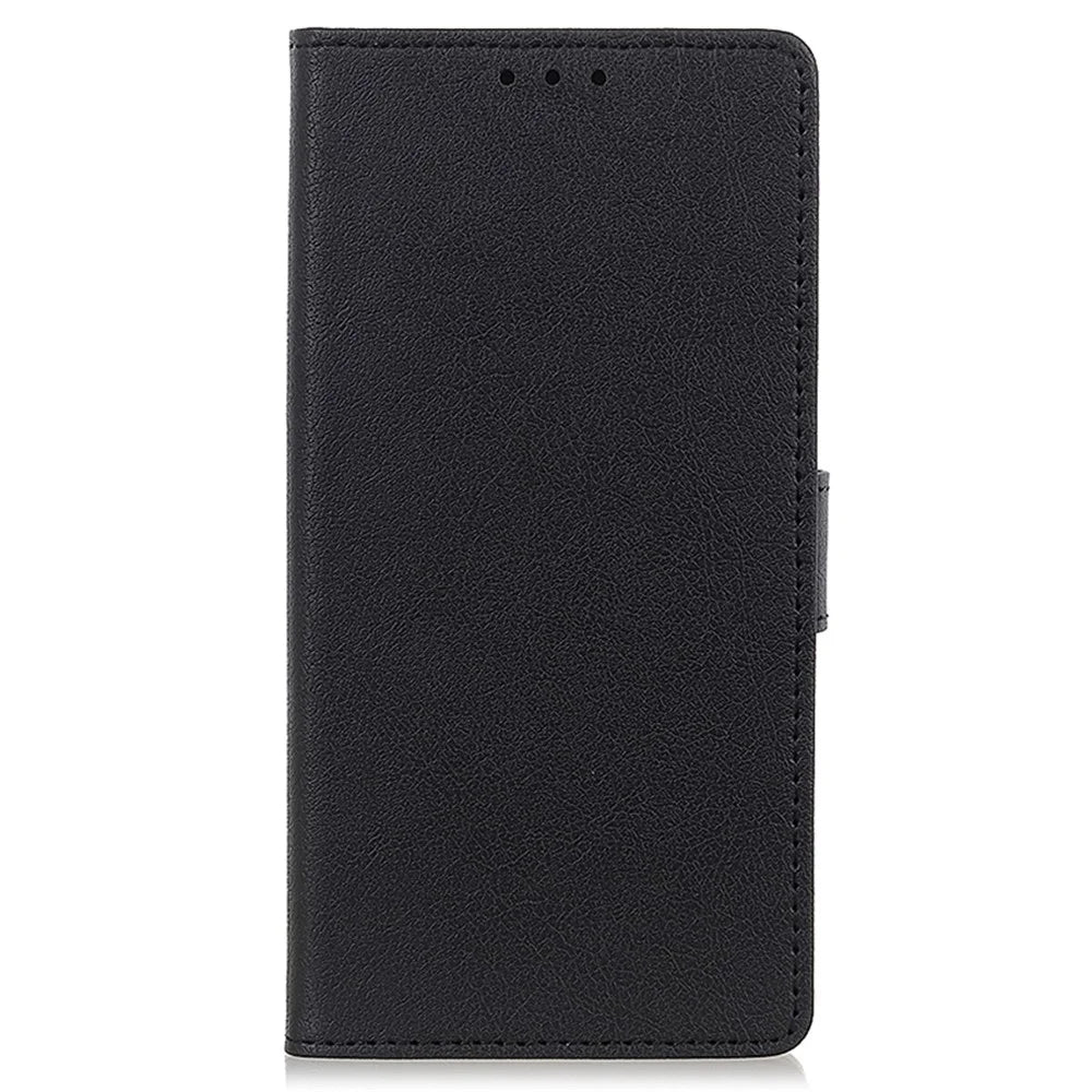 PU Leather Cover for Samsung Galaxy S25 / S24 Case Wallet Stand Cell Phone Protector - Black - 6