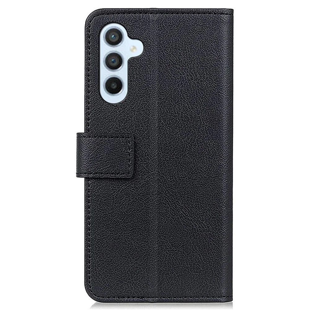 PU Leather Cover for Samsung Galaxy S25 / S24 Case Wallet Stand Cell Phone Protector - Black - 7