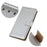Phone Shell for Samsung Galaxy S25+ / S24+ Case PU Leather Stand Phone Cover Wallet - Silver - 5