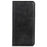 Split Leather Phone Cover for Samsung Galaxy S25+ / S24+ Case Stand Shell Anti-Scratch Wallet - Black - 6