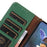For Samsung Galaxy S25 / S24 Case Anti-Scratch RFID Blocking Wallet Stand Phone Cover Shell - Green - 5
