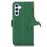 For Samsung Galaxy S25 / S24 Case Anti-Scratch RFID Blocking Wallet Stand Phone Cover Shell - Green - 7