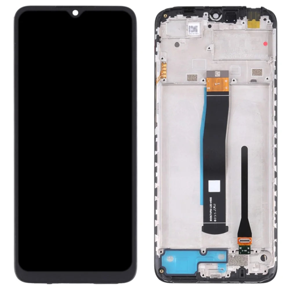 For Xiaomi Poco C40 Grade B LCD Screen and Digitizer Assembly + Frame Replacement Part (without Logo) - 1