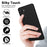 For Samsung Galaxy S23 FE Case Rubberized 2.2mm TPU Shock-absorbing Phone Cover - Black - 2
