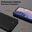 For Samsung Galaxy S23 FE Case Rubberized 2.2mm TPU Shock-absorbing Phone Cover - Black - 4