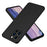 For iPhone 15 Pro Max Cover Fiber Lining 2.2mm TPU Phone Protective Case - Black - 1