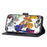 For Samsung Galaxy S24 Case Butterfly Imprinted Skin-Touch PU Leather Phone Cover with Strap - Black - 3