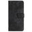 For Samsung Galaxy S24 Case Butterfly Imprinted Skin-Touch PU Leather Phone Cover with Strap - Black - 7
