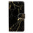 For Samsung Galaxy S24 Ultra Case Pattern Printing Leather Phone Protective Cover - Black Gold Marble - 4