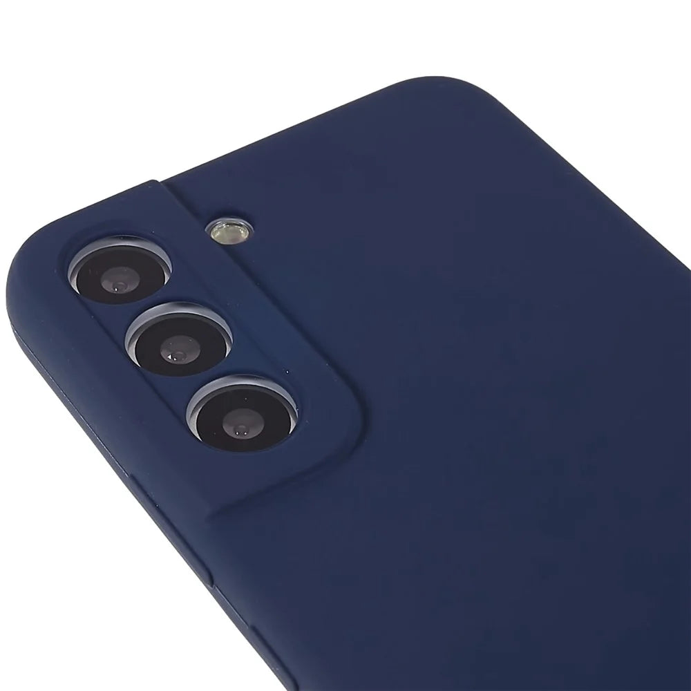For Samsung Galaxy S23+ Silicone Case Silky-Soft Touch Phone Cover - Dark Blue - 7