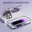 For iPhone 15 Pro Max Phone Case Compatible with MagSafe Tempered Glass+Aluminum Alloy+PC Cover - Black - 3