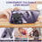 For iPhone 15 Pro Max Phone Case Compatible with MagSafe Tempered Glass+Aluminum Alloy+PC Cover - Black - 7
