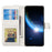 For Samsung Galaxy A15 5G Cover Stand Wallet Pattern Printing Leather Wallet Phone Case - Blue Owl - 2