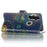For Samsung Galaxy A15 5G Cover Stand Wallet Pattern Printing Leather Wallet Phone Case - Blue Owl - 3