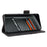 For Realme GT Neo 3 5G Case Hardware Decor Magnetic Clasp Leather Cover - Black - 3