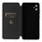 For Samsung Galaxy A05 4G Case Carbon Fiber Texture Leather Phone Cover - Black - 6