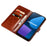 IDEWEI For Fairphone 5 Case Stand Wallet Phone Leather Cover - Brown - 2